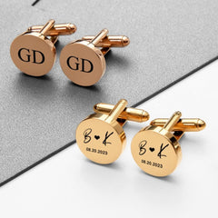 Personalized Initial Engraved Cufflink - Giva