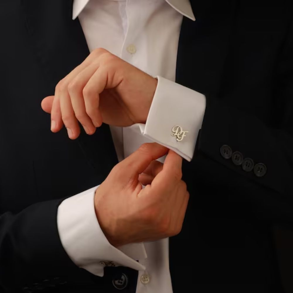 Initial Letter Custom Cufflinks - Giva