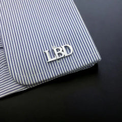 Triple Initial Cufflinks