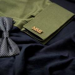 Triple Initial Cufflinks