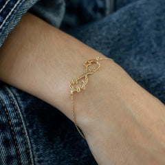 Sterling Silver Infinity Name Bracelet • Infinity Nameplate Bracelet • Multi Name Bracelet with Heart Charm • Personalized Gift For Her