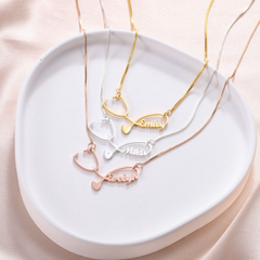 Custom Nurse Stethoscope Necklace with Personalized Name - Handcrafted Pendant for Medical Professionals - Ideal Gift for Graduation