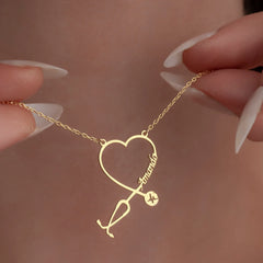 Doctor Stethoscope Necklace, Medical Charm for Doctors, cardiologists, heart doctor, Personalized Name Stethoscope Necklace, Stethoscope