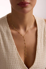 Custom Lariat Name Necklace | Personalized Y Necklace | Dainty Drop Name Jewelry | Initials Necklace for Women | Unique Gift for Her