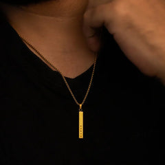 Personalised Cuboid Locket for Men